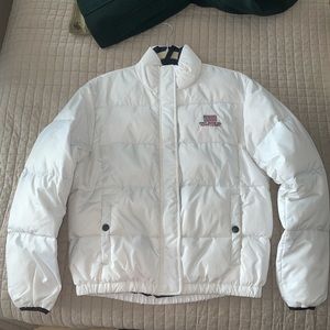 Polo Jeans Co. Ralph Lauren white puffer jacket sz small